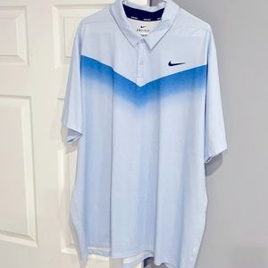 Nike Golf Men’s Dri Fit Dry UV Baby Blue Polo